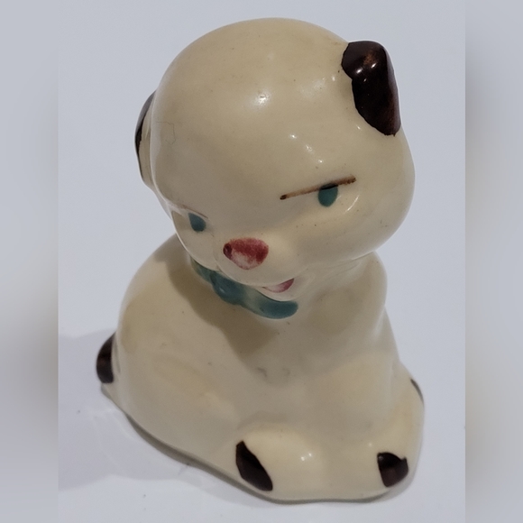 Shawnee pottery rare set of 2 miniature figurines dogs - Picture 6 of 11